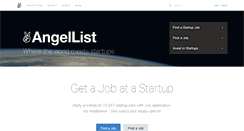 Desktop Screenshot of angel.co